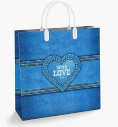 Пакет АРТПЛАСТ (ПОД40854) 30х30+10 (Деним) Россия