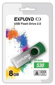 USB флэш-накопитель EXPLOYD 8GB 530 зеленый