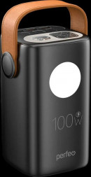 Повербанк PERFEO (PF_E2268) MOON 100W 60000 mAh/LED дисплей, черный