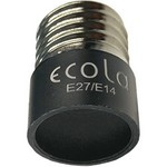 Переходник ECOLA A7T14BEAY с цоколя E27 на E14 Черный