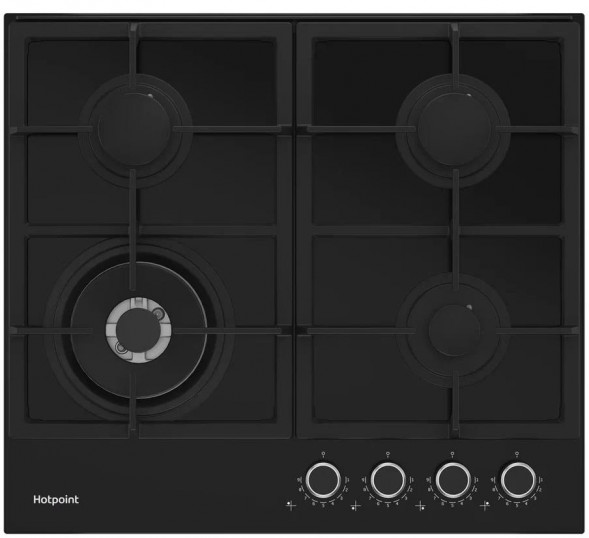 Газовая варочная поверхность HOTPOINT HGS 62F/BK