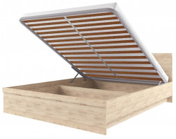 Кровать АНРЭКС OSKAR Кровать 140 с подъемником, цвет дуб Санремо
