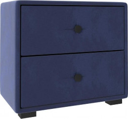Тумба прикроватная НК-МЕБЕЛЬ TANGO тумба прикроватная Велюр Индиго 72306847 (1 кор.) НК-МЕБЕЛЬ TANGO тумба прикроватная Велюр Индиго 72306847 (1 кор.)