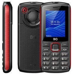 Мобильный телефон BQ-2452 ENERGY BLACK+RED