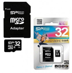 Карта памяти SILICON POWER MicroSDHC 32GB Class10