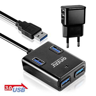 USB хаб GINZZU GR-384UAB