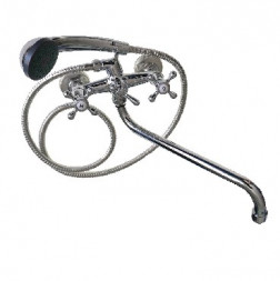 Смеситель для ванны САТУРН 36058 Смеситель в ванную металлокерамика 58