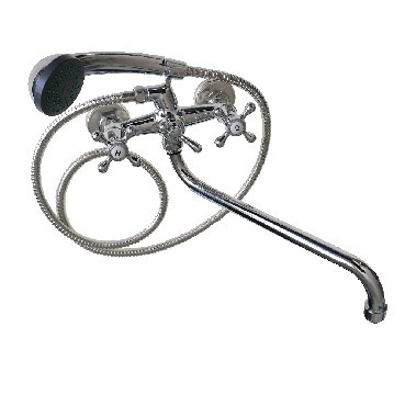 Смеситель для ванны САТУРН 36058 Смеситель в ванную металлокерамика 58