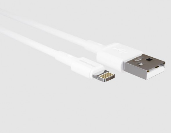 Кабель MORE CHOICE (4627151197548) K14i USB-8 Pin 2A 0.25m - белый