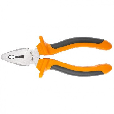 Плоскогубцы SPARTA Плоскогубцы, Comfort, 180 мм, комбинированные шлифованные, двухкомпонентные рукоятки 16968