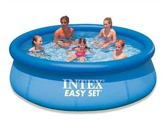 Бассейн с надувн.кольцом INTEX Бассейн с надувн.кольцом EASY SET 396х84см . (в коробке) Арт. 28143NP