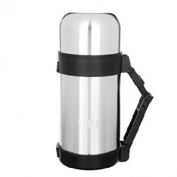 Термос VETTA Термос металлический &quot;Туристический&quot; с широким горлом 1,00л серебристый 841-058