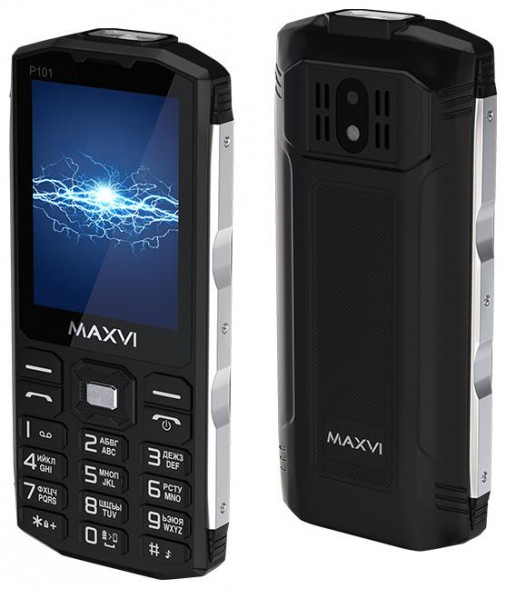 Телефон мобильный MAXVI P101 Black