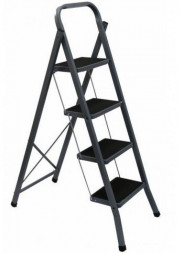 Стремянка ZALGER 9910-5 Jet Black 5 cт с ковриком сталь