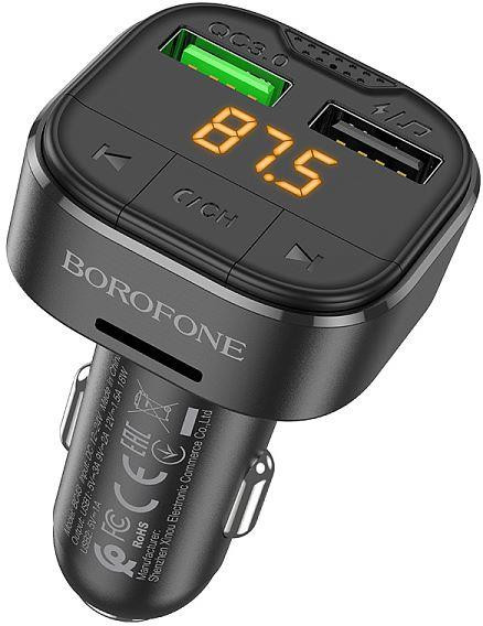 Трансмиттер BOROFONE (6974443387223) BC43 Black
