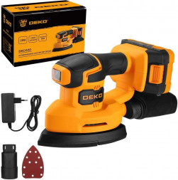Шлифмашина аккумуляторная DEKO DKCG20, 20В, 1*2.0Ач 063-4023
