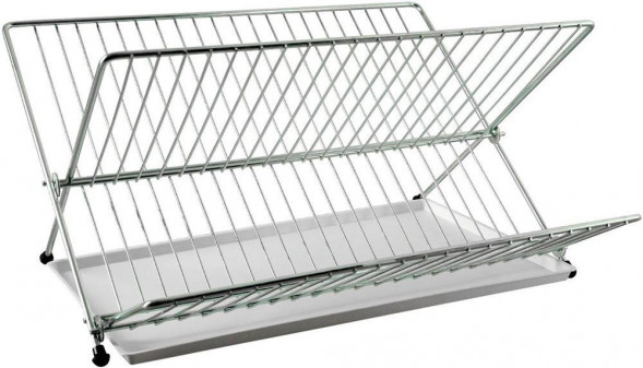 Сушилка для посуды РОССИЯ RUS-285011 Zn Сушилка для посуды настольная складная