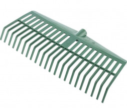 Грабли СИБРТЕХ Грабли веерные пластиковые, 420 мм, 22 плоских зуба, без черенка 617055
