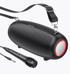 Bluetooth колонка BOROFONE (6974443388428) BP13 Dazzling sports BT (черный)