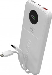 Powe Bank MORE CHOICE (4620202552808) PB35-10 10000mAh 2USB+1Type-C 3.0A 22.5W+PD20W+QC3.0, белый