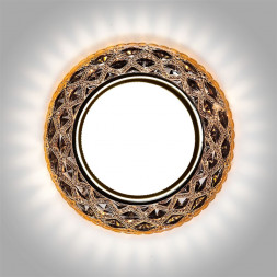 Светильник SMARTBUY (SBL-06CHM3-GX53) GX53 с LED подсветкой шампань