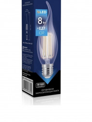 Лампа SMARTBUY (SBL-C37FCan-8-30K-E27) 8W/3000/E27