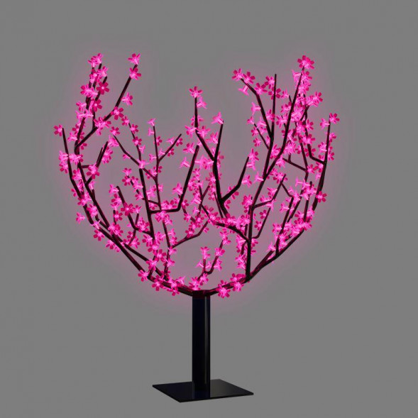 НГ-фигурка NEON-NIGHT (531-128) Светодиодное дерево Сакура, H=2,4м, D=2,0м, 1728 диодов, РОЗОВЫЙ