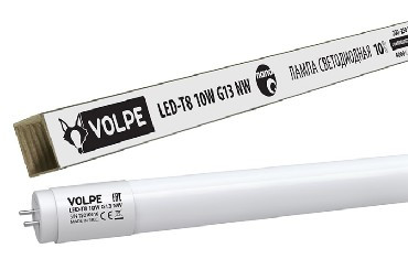 Лампа светодиодная VOLPE UL-00001454 LED-T8-10W/NW/G13/FR/FIX/N