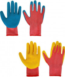 Перчатки INBLOOM Перчатки садовые со вспененным латексным полуоблив., р.9, 24.5см, 65 г (180-018)