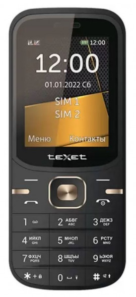 Телефон мобильный TEXET TM-216 Черный