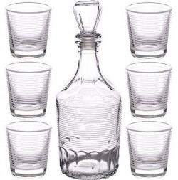 Набор д/вина ДИОНИС 1230-Г Набор д/вина 7пр. &quot;Спираль&quot; графин+6 стаканов