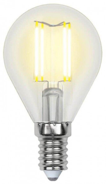Лампочки светодиодные UNIEL (UL-00002870) LED-G45-5W/NW/E14/CL/DIM GLA01TR