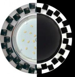 Светильник встраиваемый ECOLA SL53TKECH GX53 H4 LD5316 Glass хром