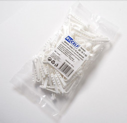 Нейлоновые стяжки RUCELF ДХБ-10-5-КБ Дюбель-хомут, Белый