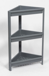 Этажерка VIOLET Этажерка VIKEA угловая 3-х ярусная (серый) 783318