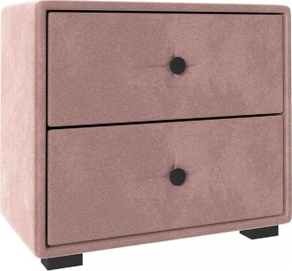 Тумба прикроватная НК-МЕБЕЛЬ TANGO тумба прикроватная Велюр Розовый 72306849 (1 кор.) НК-МЕБЕЛЬ TANGO тумба прикроватная Велюр Розовый 72306849 (1 кор.)