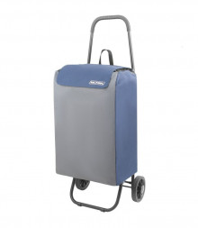 Тележка ИСТОК СТПС11 Сумка-тележка "Попутчица" с сиденьем, цв.сумки серый/синий