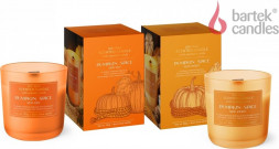 Свеча BARTEK ароматизированная в стакане - Тыквенная приправа 150гр (PUMPKIN SPICE)