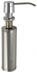 Дозатор д/жидкого мыла GFMARK 627 Дозатор жидкого мыла Врезной под раковину хромированный 250 мл из нержавеющей стали