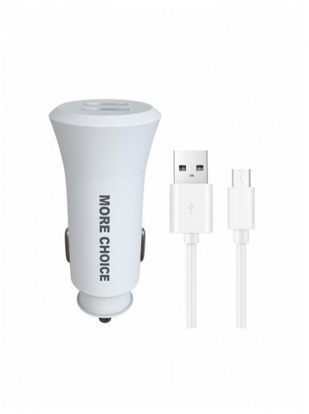 АЗУ MORE CHOICE AC23m АЗУ 2USB 2.4A для micro USB Black
