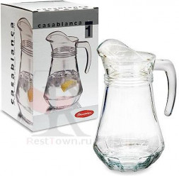 Кувшин "Касабланка" 43614 (1,15л) в подар.коробке 1/6шт. PASABAHCE 43614B