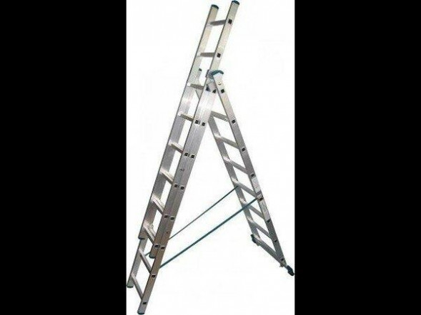 Лестницы, стремянки LWI 3х8 Лестница трёхсекционная