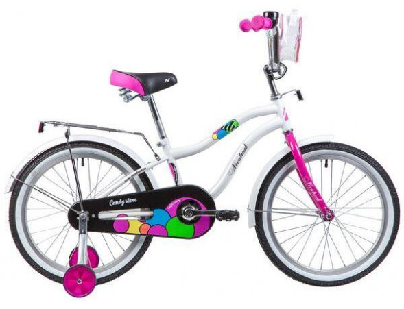 Велосипед NOVATRACK 205CANDY.WT23 белый 163075
