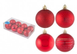 Шары и украшения ВОЛШЕБНАЯ СТРАНА Набор шаров SYCB17-536 6шт. 8см 003377