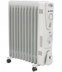 Масляный радиатор DELTA D-25F-11 11секций с вентилятором