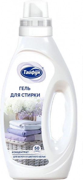 Гель для стирки ТАЙФУН 181541 Гель для стирки универсальный, 1500 мл ТАЙФУН 181541 Гель для стирки универсальный, 1500 мл