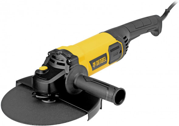 Углошлифовальная машина DENZEL Машина шлифовальная угловая AGL230-2400, 2400 Вт, 230 мм, 6600 об/мин// DENZEL Машина шлифовальная угловая AGL230-2400, 2400 Вт, 230 мм, 6600 об/мин//
