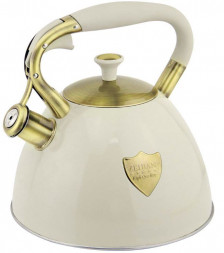 Чайник со свистком ZEIDAN Z-4271 бежевый 3л