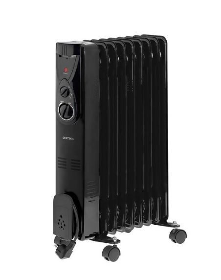 Масленный радиатор CENTEK CT-6201 BLACK