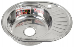 Мойка врезная FABIA 57456L Мойка врезная , левая 570х450 мм , толщина 0,6 мм глубина 160мм + большой сифон с переливом